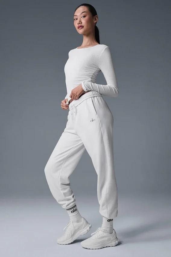 Maglia con maniche lunghe Gather - Bianco