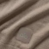 Maglia in cotone e cashmere Ever Soft a maniche corte - Gravel