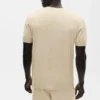 Maglia in cotone e cashmere Ever Soft con pantaloncini maniche corte - Sandy Beige