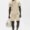 Maglia in cotone e cashmere Ever Soft con pantaloncini maniche corte - Sandy Beige