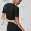 Maglietta a maniche corte Alo Softsculpt Precision - Nero