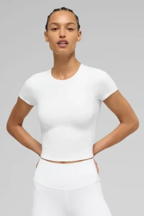 Maglietta a maniche corte Alo Softsculpt Precision - White