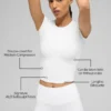 Maglietta a maniche corte Alo Softsculpt Precision - White