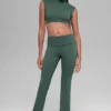 Maglietta a maniche corte con colletto "Capped out" Alo Softsculpt - Verde trifoglio