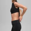 Maglietta a maniche corte con collo arrotondato Alo Softsculpt - Nero