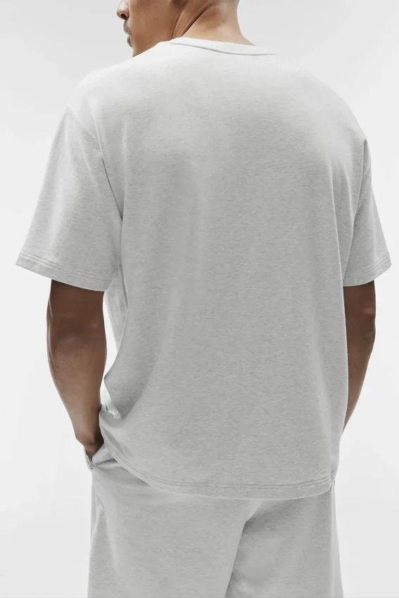 Maglietta a maniche corte Double Take - Bianco melange