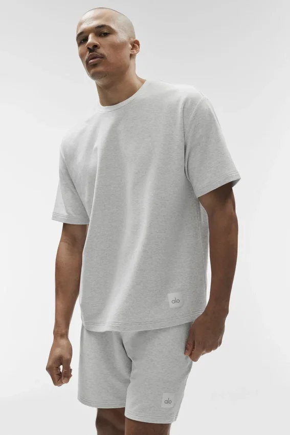Maglietta a maniche corte Double Take - Bianco melange