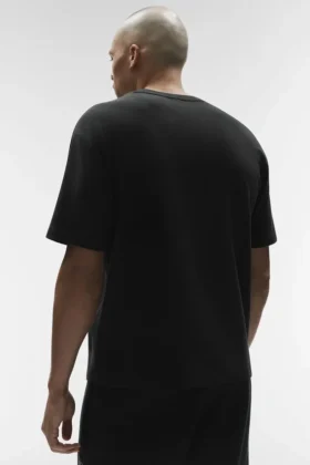 Maglietta a maniche corte Double Take – Nero
