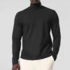 Maglietta a maniche lunghe con collo alto Conquer Reform - Nero