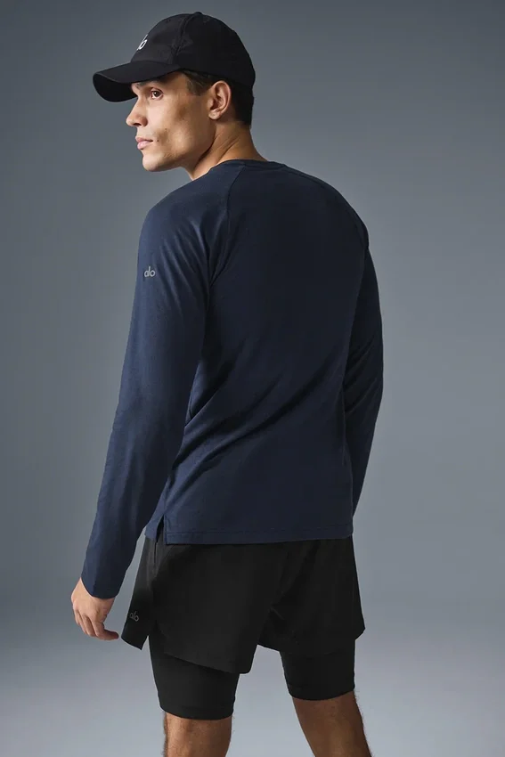 Maglietta a maniche lunghe Triumph - Blu navy