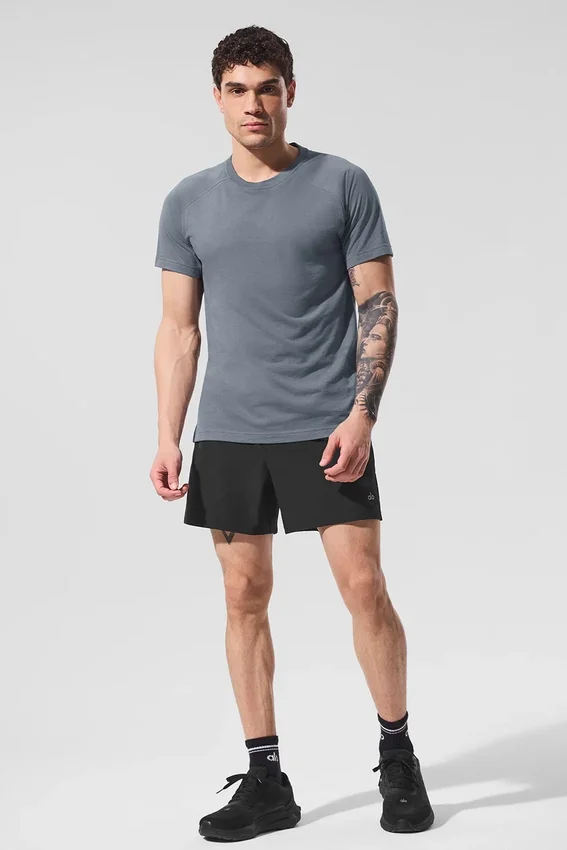 Maglietta a maniche raglan Triumph - Grigio acciaio