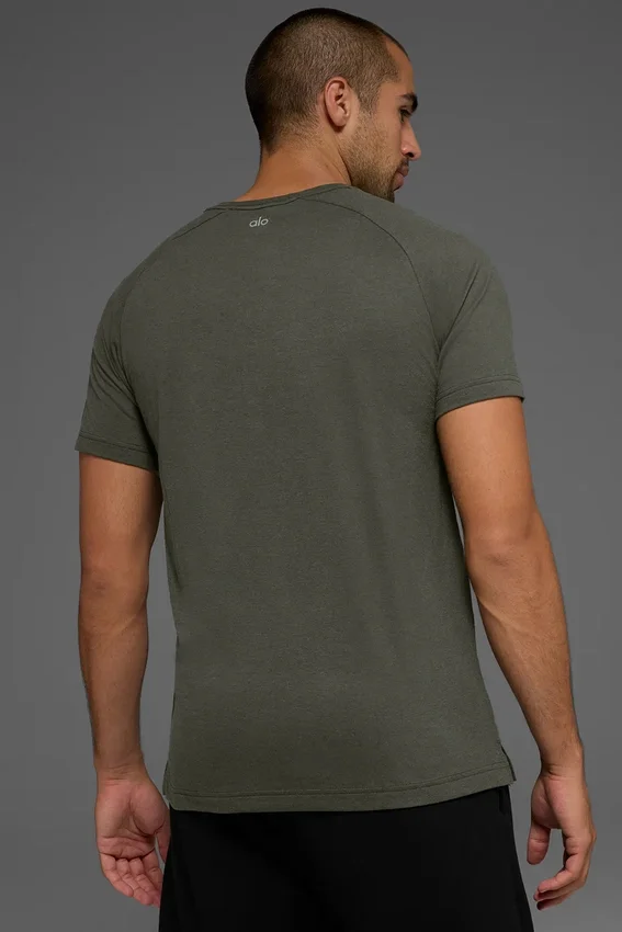 Maglietta a maniche raglan Triumph - Stealth Green