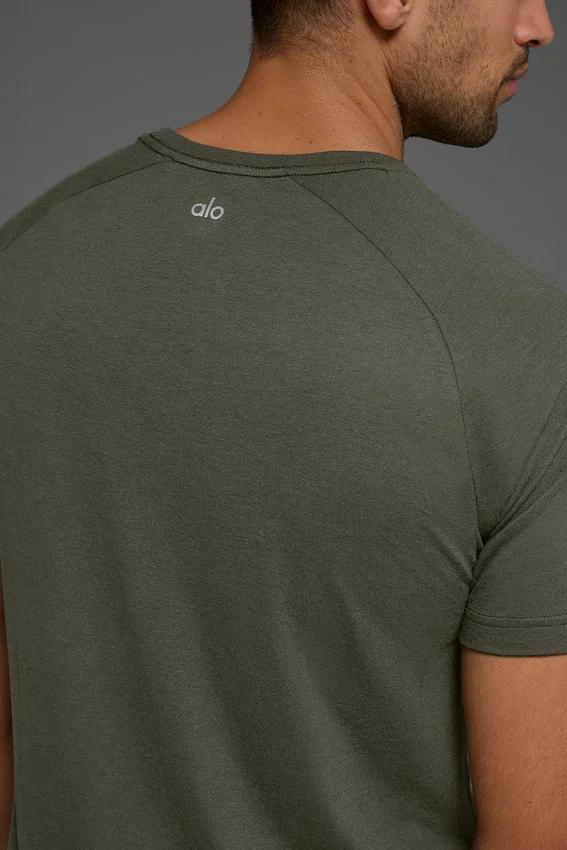 Maglietta a maniche raglan Triumph - Stealth Green