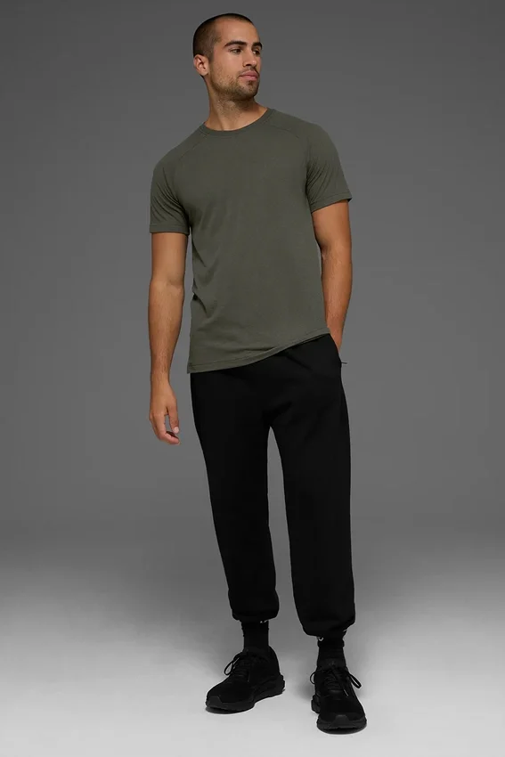 Maglietta a maniche raglan Triumph - Stealth Green