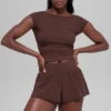 Maglietta Alosoft Back for More - Brownstone