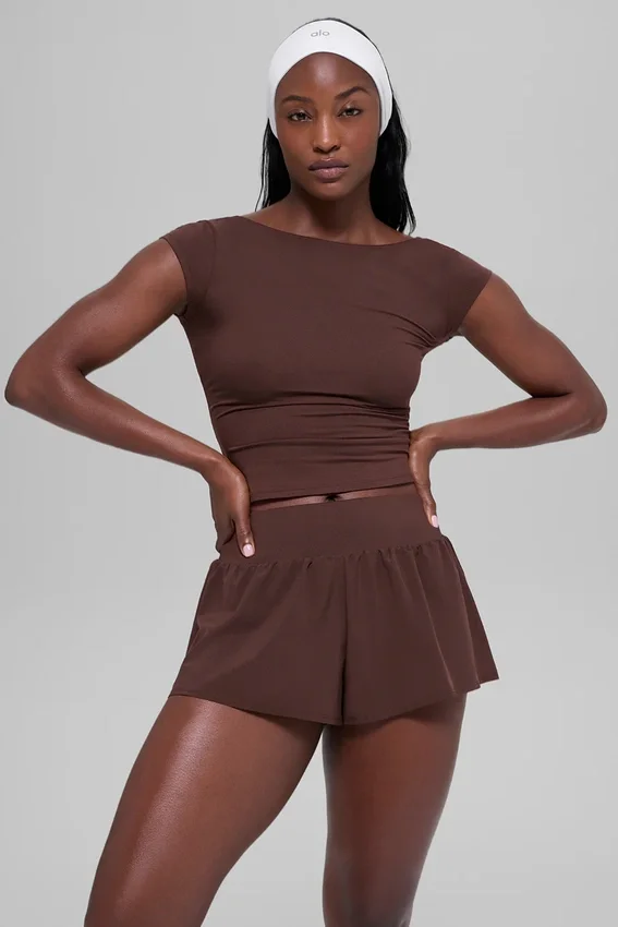 Maglietta Alosoft Back for More - Brownstone