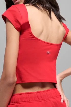 Maglietta Alosoft Back for More – Rosso brillante