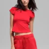 Maglietta Alosoft Back for More - Rosso brillante