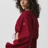 Maglietta con maniche lunghe corta in cotone Real Deal - Rosso Summer Romance