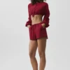 Maglietta con maniche lunghe corta in cotone Real Deal - Rosso Summer Romance