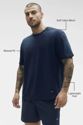 Maglietta street a maniche corte Essential – Blu navy