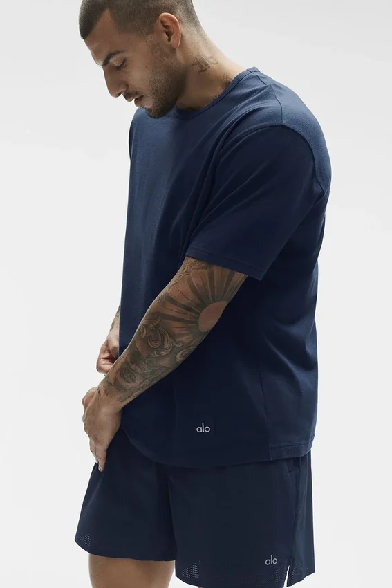 Maglietta street a maniche corte Essential - Blu navy
