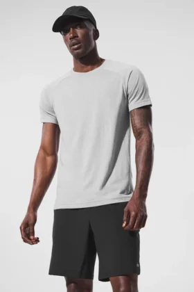 Maglietta Triumph Raglan - Grigio melange sportivo