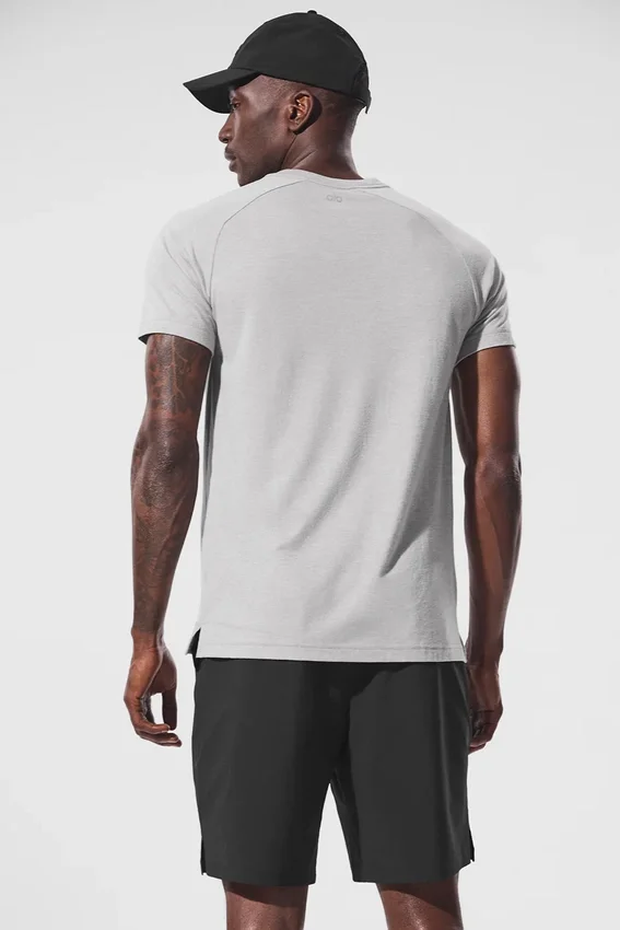 Maglietta Triumph Raglan - Grigio melange sportivo