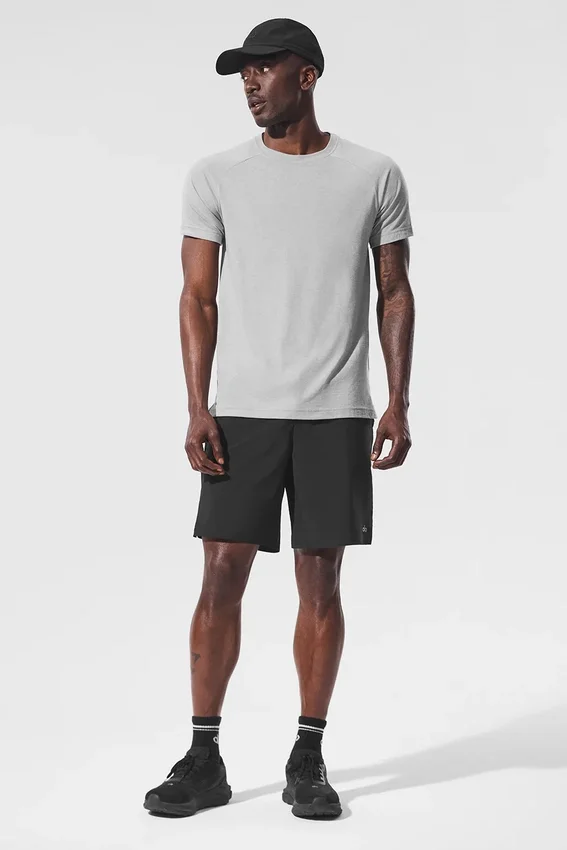Maglietta Triumph Raglan - Grigio melange sportivo
