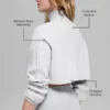 Maglione a collo alto corto a maglia intrecciata Winter Bliss a maniche lunghe - Athletic Heat