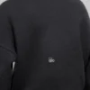Maglione a collo alto corto New Class in lana e cashmere - Nero