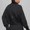 Maglione a collo alto corto New Class in lana e cashmere - Nero