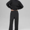 Maglione a collo alto corto New Class in lana e cashmere - Nero