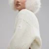 Maglione a collo alto in cashmere “Winter Magic” - Avorio