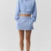Maglione a girocollo Accolade corto - Blu Provenza chiaro