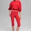 Maglione a girocollo Accolade corto - Rosso brillante