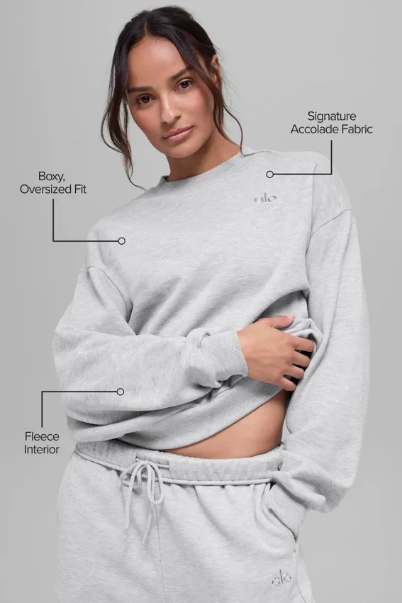 Maglione a girocollo Accolade - Grigio melange atletico