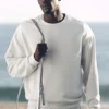 Maglione a girocollo Chill - Bianco melange