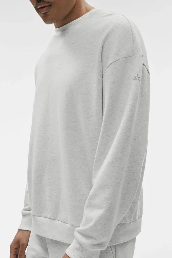 Maglione a girocollo Chill - Bianco melange