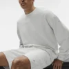 Maglione a girocollo Chill - Bianco melange