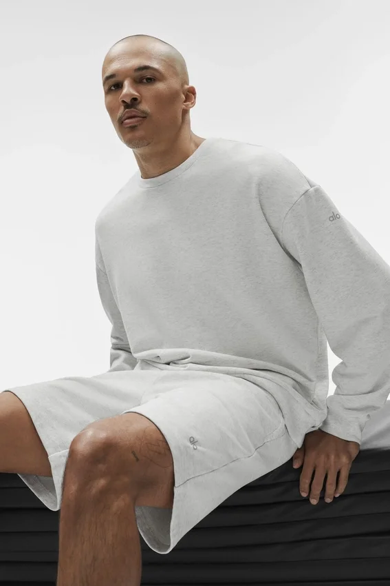 Maglione a girocollo Chill - Bianco melange