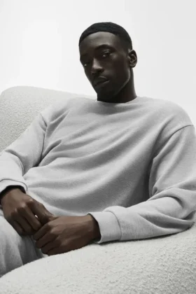 Maglione a girocollo Chill - Grigio melange atletico