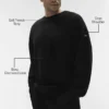 Maglione a girocollo Chill - Nero