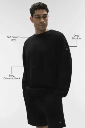 Maglione a girocollo Chill – Nero