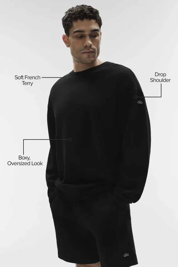 Maglione a girocollo Chill - Nero