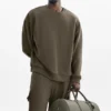 Maglione a girocollo Chill - Verde olivo