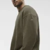 Maglione a girocollo Chill - Verde olivo