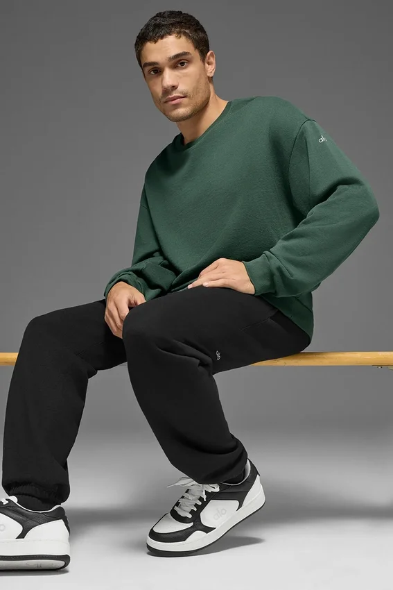 Maglione a girocollo Chill - Verde trifoglio