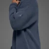 Maglione a girocollo in maglia a coste Domain - Bluestone