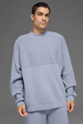 Maglione a girocollo in maglia a coste Domain Shift - Winter Frost